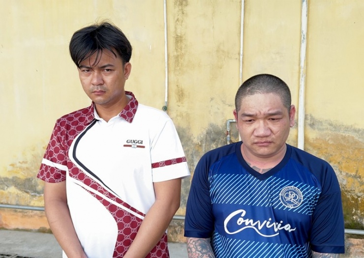 Hai đối tượng Lê Trọng Nghĩa và Mai Chí Cường.