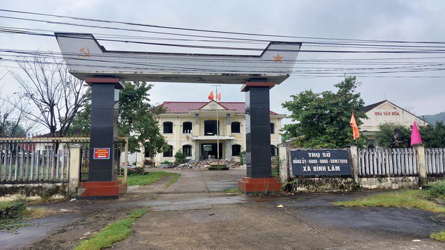 Trụ sở UBND xã Bình Lâm (hiện đang sửa chữa)
