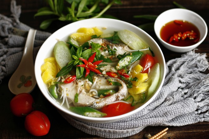 Canh chua cá Việt Nam. Ảnh: Bùi Thủy