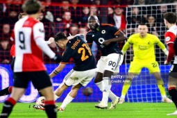 Bóng đá - Kết quả bóng đá Feyenoord - Roma: Lukaku giải cứu, lợi thế trước ngày tái đấu (Europa League)
