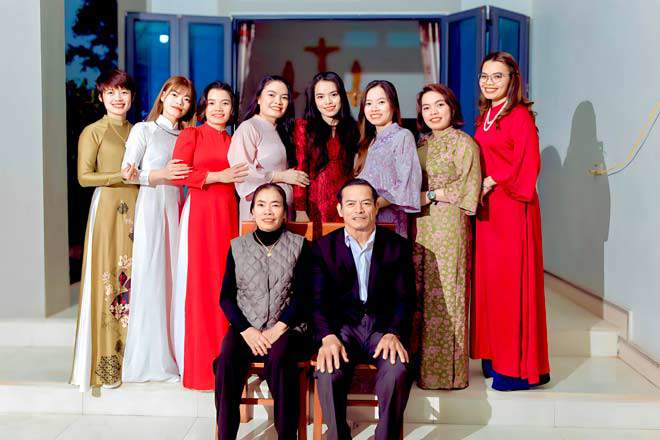 Gia đình hạnh phúc của Nguyễn Lữ