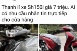 Cảnh báo chiêu trò bán 'xe máy giá rẻ' trên mạng xã hội