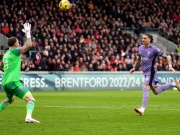 Bóng đá - Video bóng đá Brentford - Liverpool: Dấu ấn Salah, đại thắng củng cố ngôi đầu (Ngoại hạng Anh)