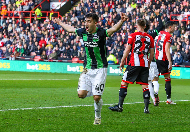 Trực tiếp bóng đá Sheffield United - Brighton: Chủ nhà vỡ trận (Ngoại hạng Anh) (Hết giờ) - 1