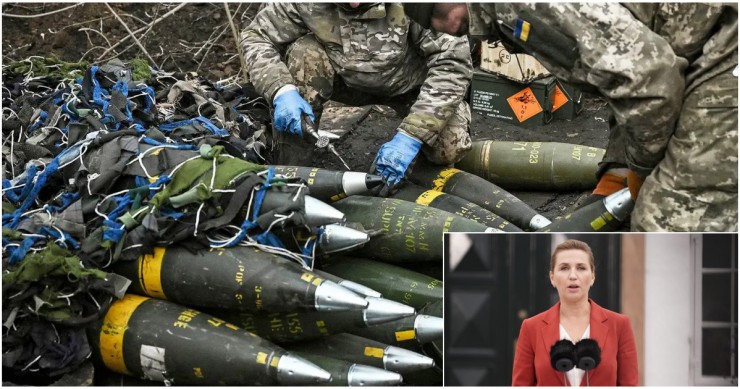 Thủ tướng Đan Mạch Mette Frederiksen cho biết sẽ gửi "toàn bộ pháo binh" tới Ukraine. Ảnh: Getty Images