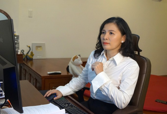 Bà Đặng Thị Hàn Ni trước khi bị bắt. Ảnh: Fanpage Nhà báo Hàn Ni
