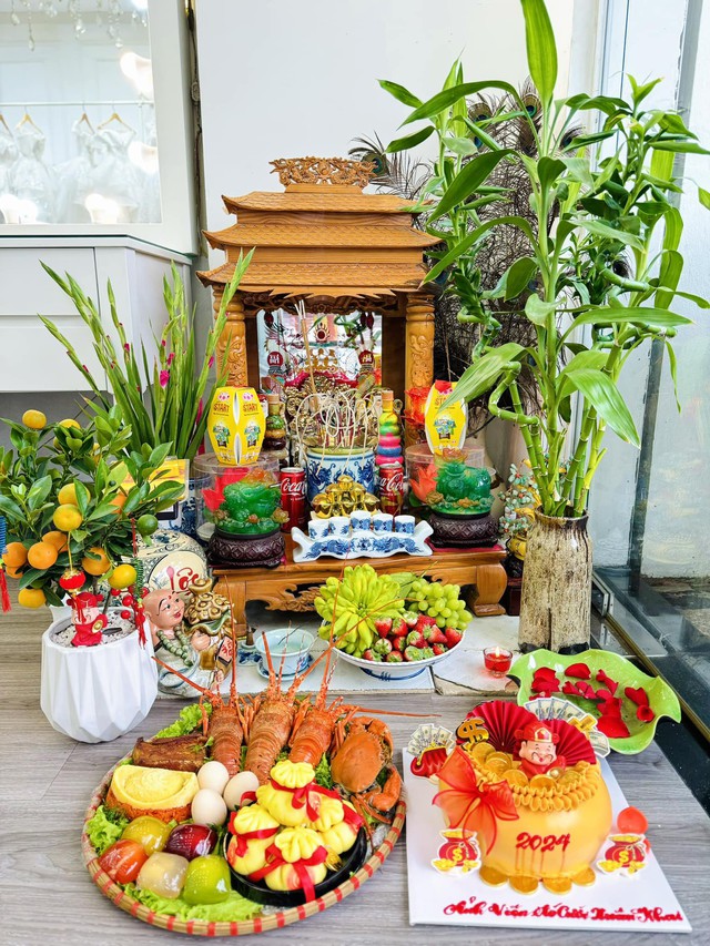 Hút mắt với những mâm cỗ cúng Thần Tài mang may mắn đến cho gia chủ - 3