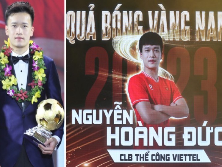 Quả bóng Vàng Việt Nam 2023: Hoàng Đức được vinh danh, Tuấn Hải về nhì