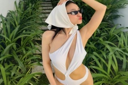 Ninh Dương Lan Ngọc khoe thân hình siêu nuột với áo bơi khoét tứ bề, ngày càng đẹp nhờ đâu?