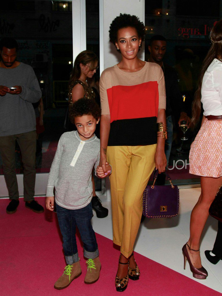 Cháu trai của Beyoncé làm người mẫu tại tuần thời trang New York - 4
