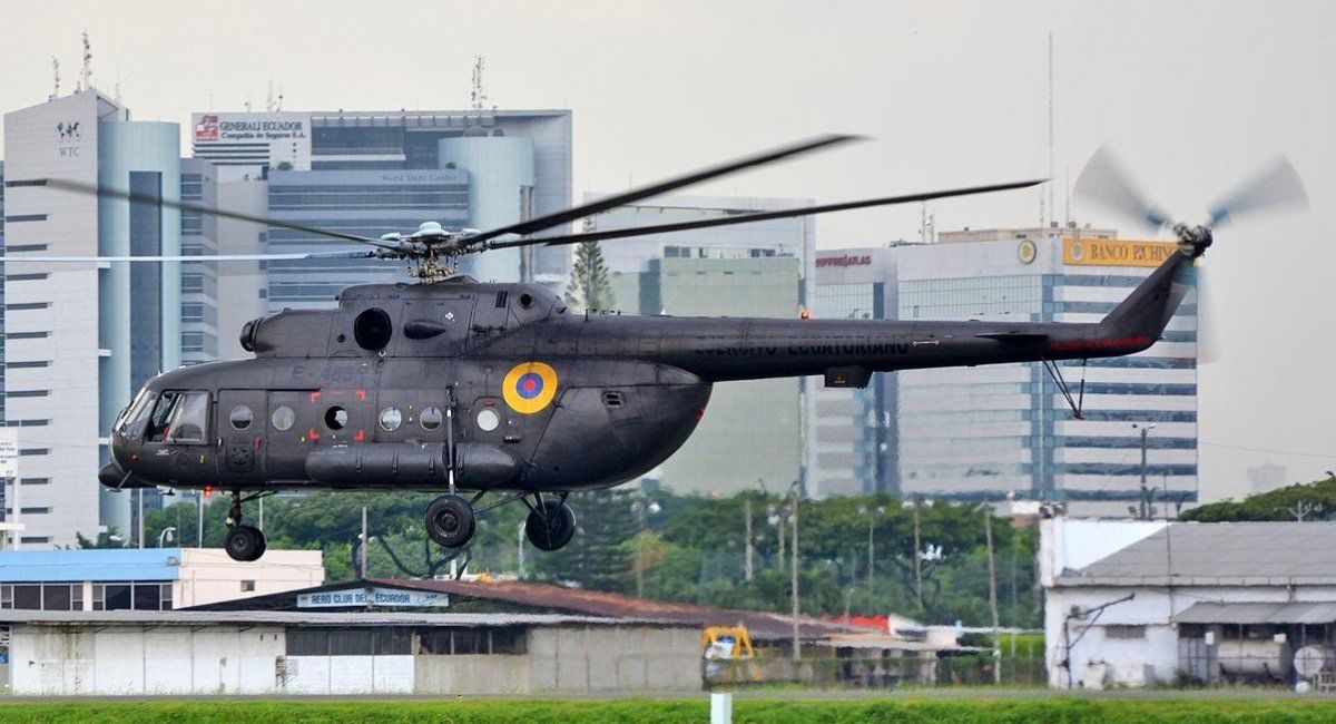 Trực thăng Mi-17 của không quân Ecuador.