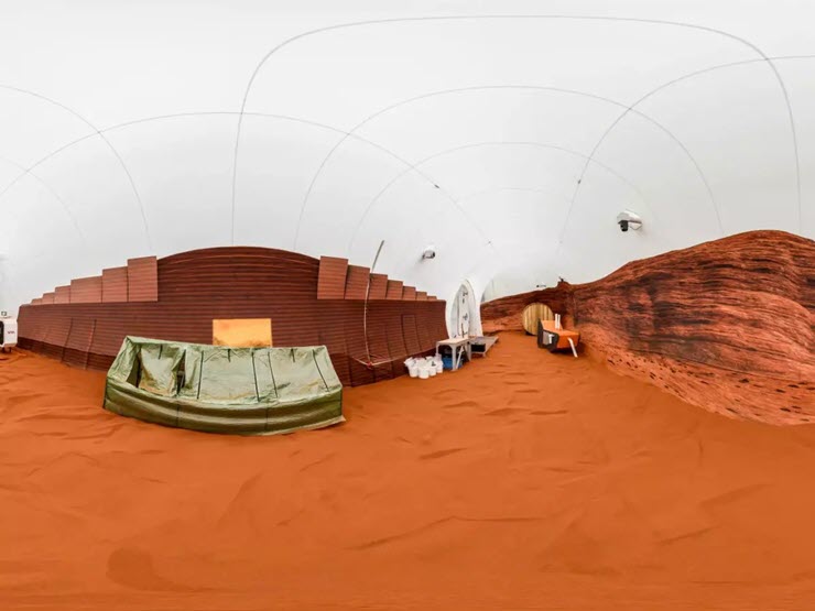 Không gian Mars Dune Alpha mô phỏng chính xác môi trường của sao Hỏa.