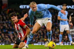 Video bóng đá Man City - Brentford: Sai lầm tai hại, Haaland trừng phạt (Ngoại hạng Anh)