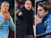 Bóng đá - Haaland ghi bàn dập tắt chỉ trích, HLV Guardiola báo tin dữ về De Bruyne