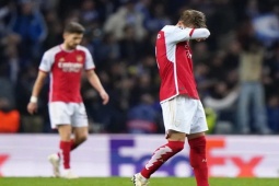 Bóng đá - Ác mộng Arsenal ở Cúp C1: "Pháo thủ" sút trúng đích 0, phá kỷ lục tệ hại