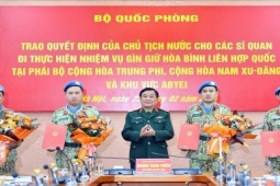 Tin tức trong ngày - Chủ tịch nước cử 4 sĩ quan làm nhiệm vụ gìn giữ hòa bình