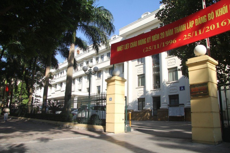 Trụ sở Bộ Công Thương tại 54 Hai Bà Trưng, Hà Nội. Ảnh: PHI HÙNG
