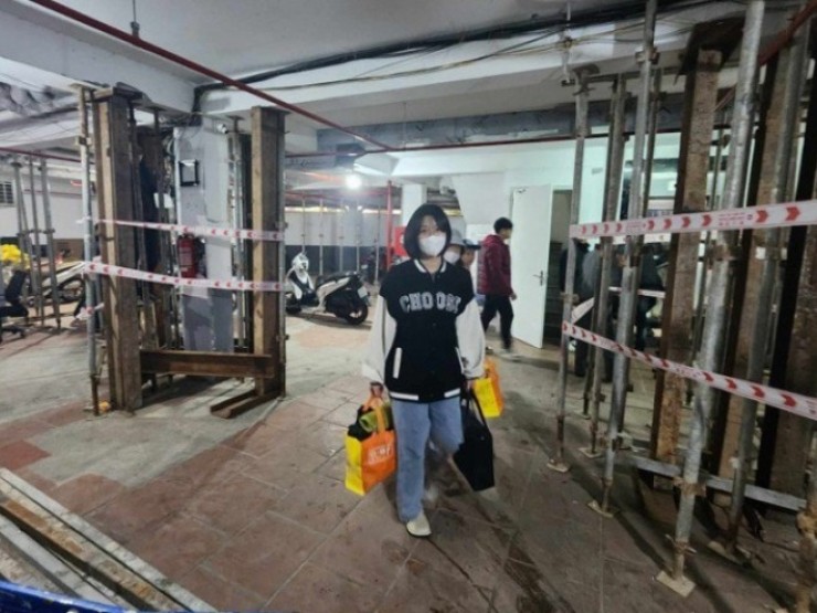 Vụ chung cư mini bị nứt cột bê tông ở Hà Nội: Phải gia cố an toàn mới đưa dân về ở