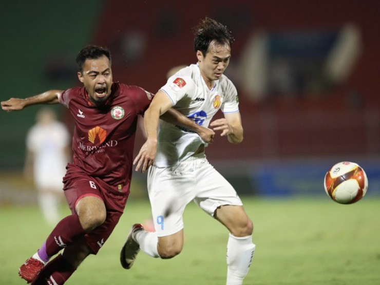 Video bóng đá Bình Định - Nam Định: Ngoại binh đua tài, 2 bàn đẳng cấp (V-League)