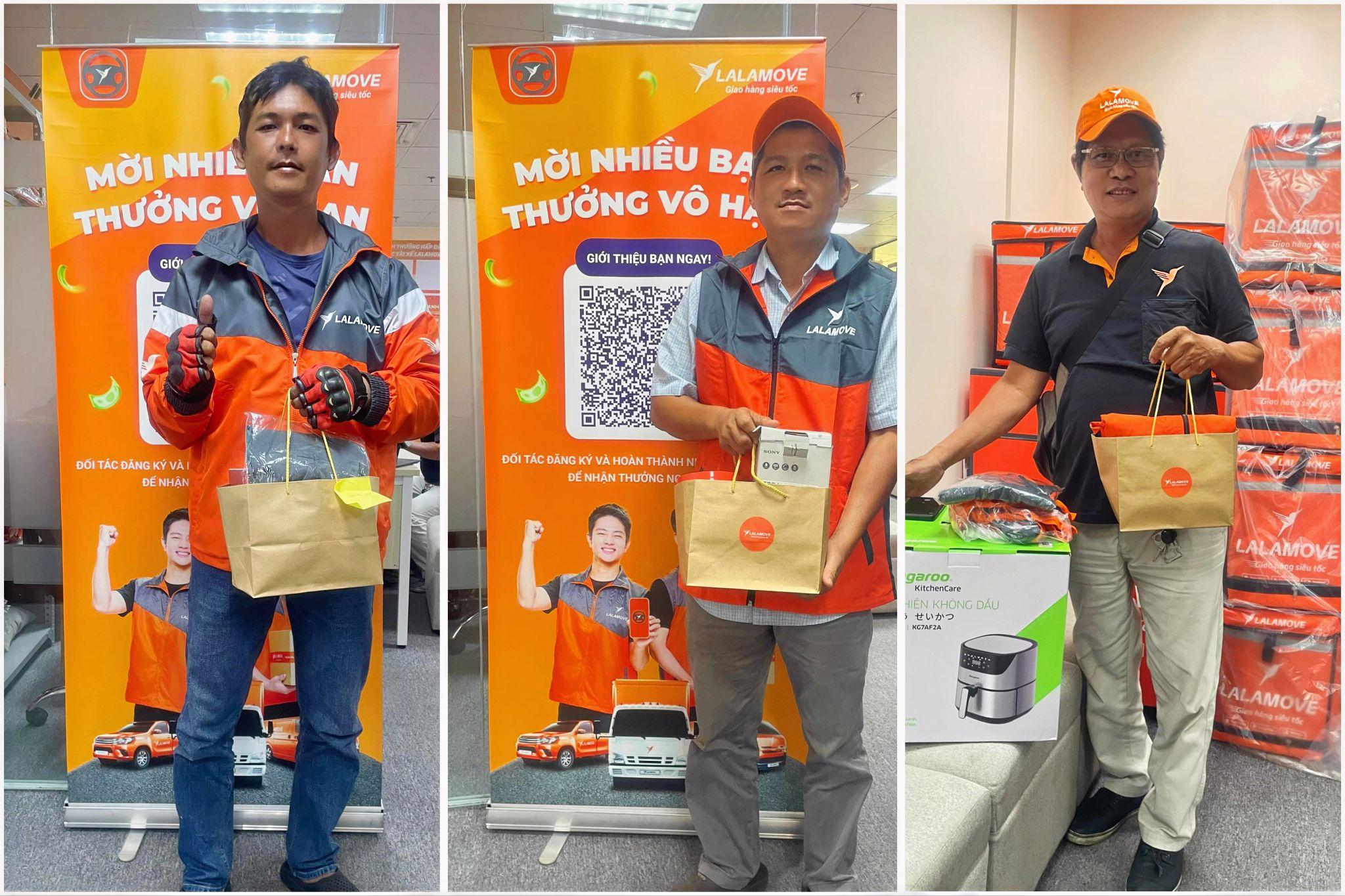 Chung cuộc có 19 tài xế xe 4 bánh và 9 tài xế xe 2 bánh nhận giải thưởng từ chương trình