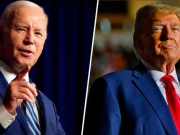 Thế giới - Đối lập bức tranh vận động tranh cử Trump - Biden