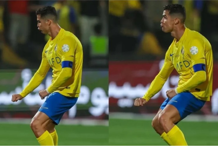 Ronaldo ăn mừng phản cảm trong trận thắng Al Shabab