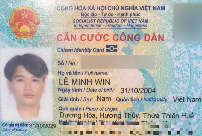 Minh Win gây chú ý khi sở hữu cái tên lạ