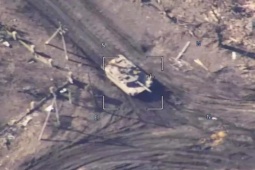 Thế giới - Báo Mỹ nhận định vụ xe tăng M1 Abrams đầu tiên "bị Nga phá hủy" ở Ukraine