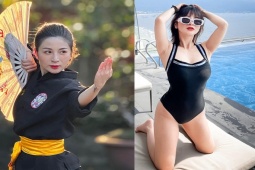 Thể thao - Hot girl côn nhị khúc Trần Hậu than ế vì giỏi võ, tung clip múa quạt triệu view