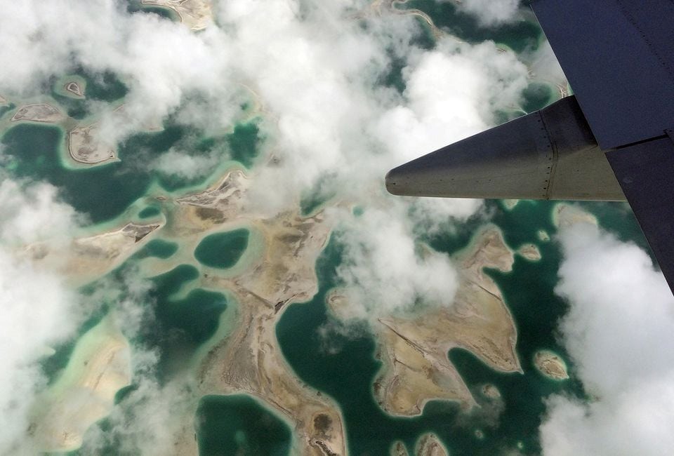 Một phần của đảo quốc Kiribati ở Thái Bình Dương. Ảnh: Reuters
