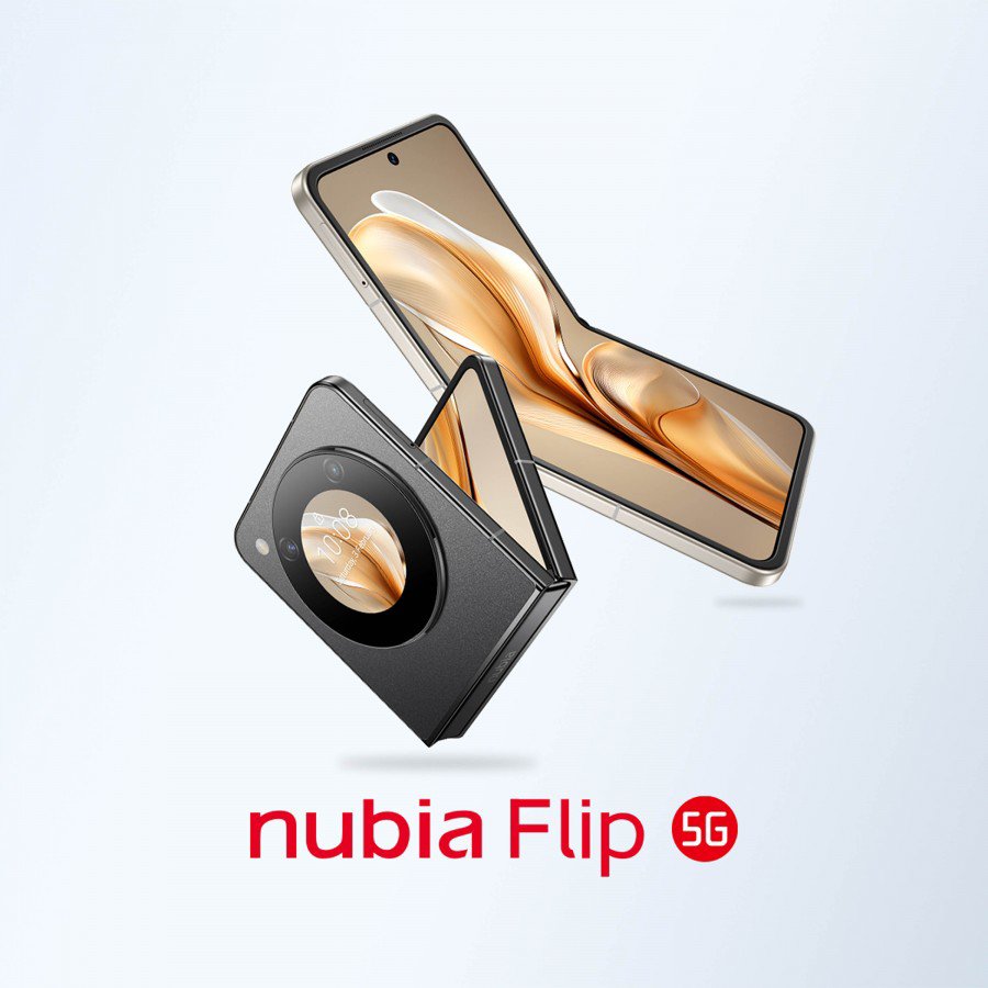 2 màu của&nbsp;Nubia Flip 5G.