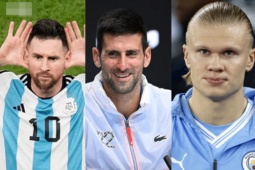 Bóng đá - Djokovic xuất sắc nhất làng quần vợt, đua danh hiệu với Messi và Haaland