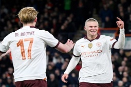 Bóng đá - Man City thắng đậm: Haaland san bằng kỷ lục "100 năm có 1", ngang Ronaldo &amp; Messi