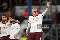Bóng đá - Haaland 5 bàn, De Bruyne "poker kiến tạo" ở FA Cup: Man City đe dọa MU