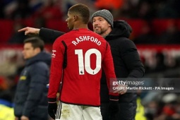 Bóng đá - Rashford "chiến tranh lạnh" với HLV Ten Hag, nguy cơ dính "vết xe đổ" Sancho