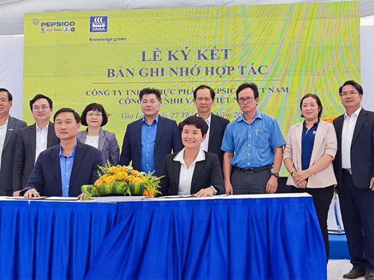 Yara Việt Nam hợp tác cùng Pepsico Foods Việt Nam vì mục tiêu phát triển nông nghiệp bền vững Yara Việt Nam hợp tác cùng Pepsico Foods Việt Nam vì mục tiêu phát triển nông nghiệp bền vững