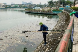 Tin tức trong ngày - Phát hiện chất lạ màu đen ở nơi cá chết trắng tại công viên Thiên văn học