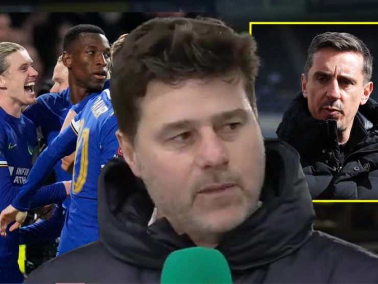 Chelsea thắng nhọc: HLV Pochettino phản bác Neville, khen đội nhà dũng cảm