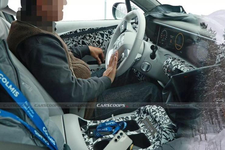 Hyundai Palisade mới lộ ảnh nội thất khi đang chạy thử nghiệm - 1