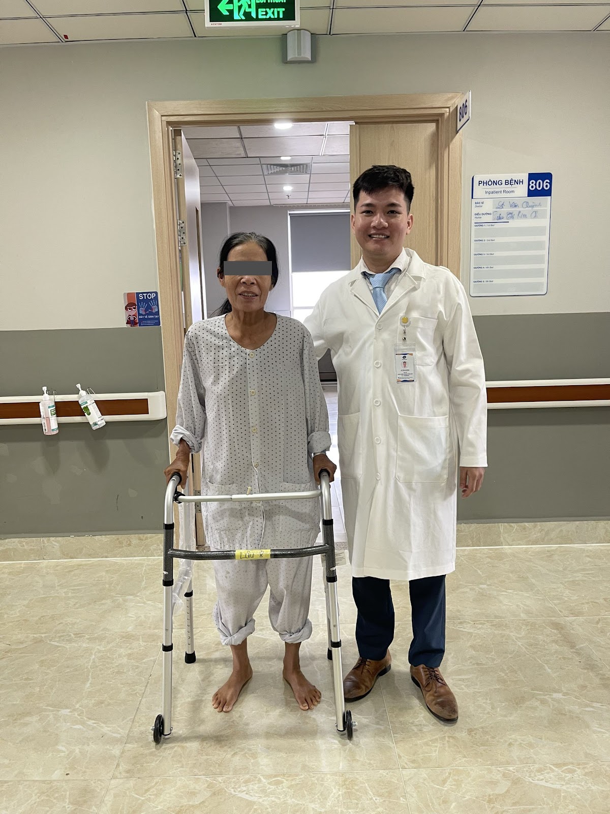 Bệnh nhân hồi phục sớm, đi lại tốt từ ngày thứ 2