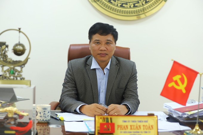 Ông Phan Xuân Toàn, Trưởng ban Tổ chức Tỉnh ủy Thừa Thiên Huế. Ảnh: Võ Thạnh
