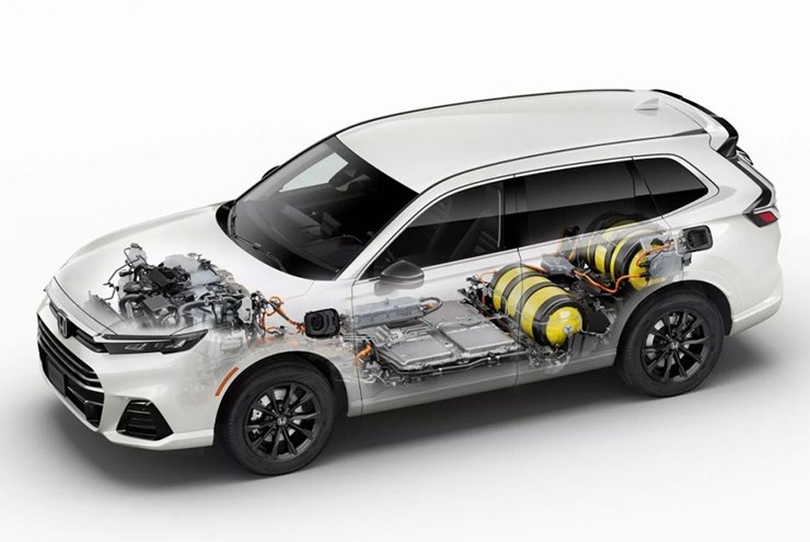 Honda CR-V có thêm phiên bản e:FCEV sử dụng nhiên liệu hydro với động cơ hybrid - 5