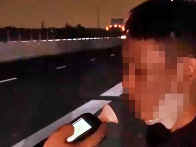 Tin tức trong ngày - Thanh niên có nồng độ cồn 'kịch khung’ chạy xe máy vào cao tốc Vĩnh Hảo-Phan Thiết