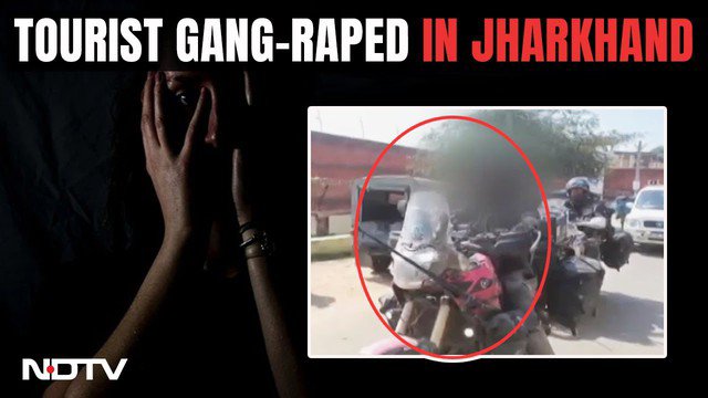 Một người phụ nữ Tây Ban Nha đi xe gắn máy cùng chồng đã bị cưỡng hiếp tập thể ở bang Jharkhand - Ấn Độ. Ảnh: NDTV