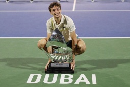 Thể thao - Nóng các giải tennis: Humbert vô địch giải Dubai, De Minaur đăng quang Mexican Open