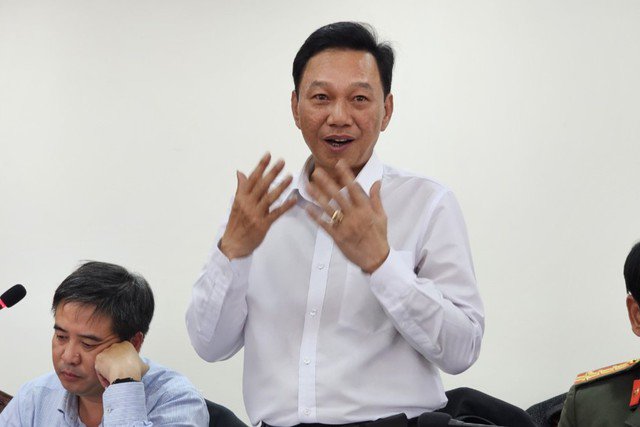 Ông Lê Quang Trung, Giám đốc Sở Xây dựng tỉnh Lâm Đồng, giải thích việc xử lý vi phạm tại sân golf Đồi Cù.