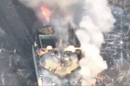 Thế giới - Nga phá hủy xe tăng M1 Abrams thứ hai do Mỹ cung cấp cho Ukraine