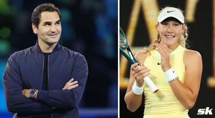 Mirra Andreeva xem Federer là thần tượng số 1