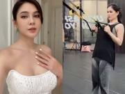 MC thể thao quê Tuyên Quang đổ mồ hôi tập gym để có body  " mẹ 1 con trông mòn con mắt " 