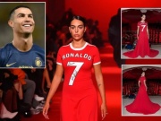 Bóng đá - Bạn gái Ronaldo mặc áo MU diễn thời trang, hé lộ thời điểm CR7 giải nghệ